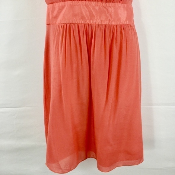 THE Limited Coral One Shoulder Dress Size 8 - Picture 4 of 5